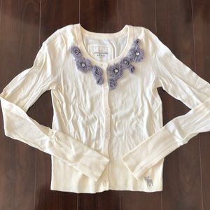 Off-white cardigan sweater